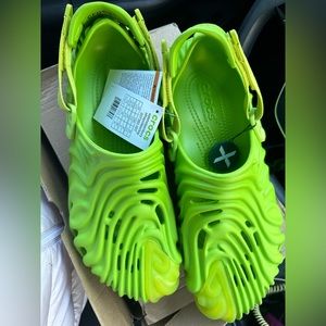 Green Crocs - Salehe - Crocodile - SIZE 13 M